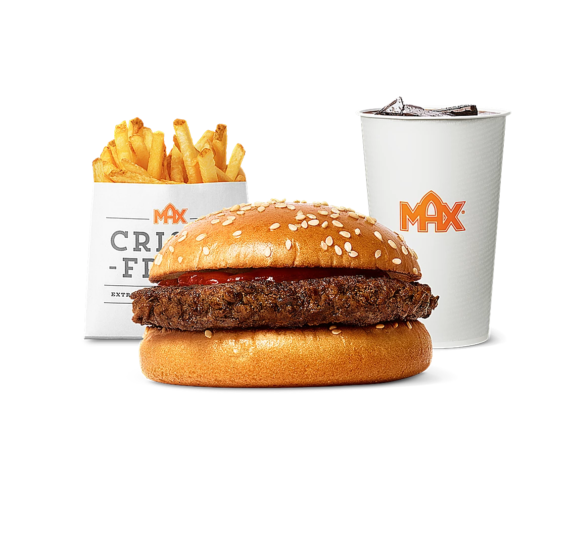 Hamburgare med bara ketchup-mål