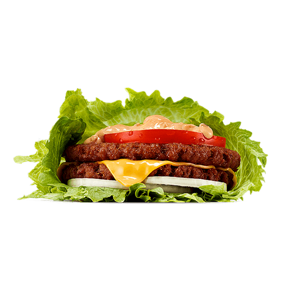 Salad wrap burger